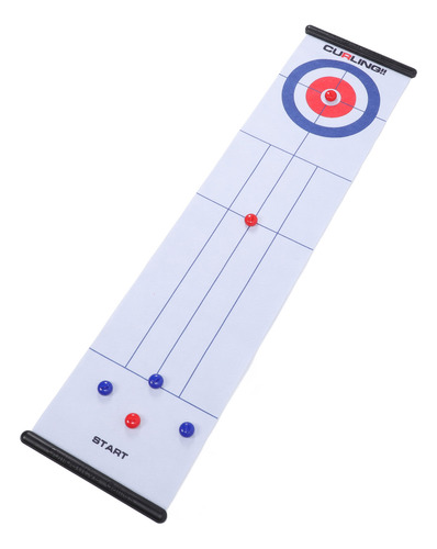 Set De Juego De Mesa Curling, Tapete Grande Interactivo De M