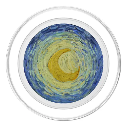 Empuñadura Para Popsocket Van Gogh Starry Night Moon De Fine