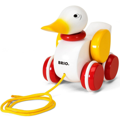 Brio World 30323 Juguete Para Bebe Con Pato, El Compañero 