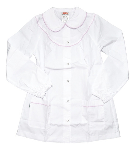 Guardapolvo Chaqueta Delantal Maestra Blanco Art 2792 Saber