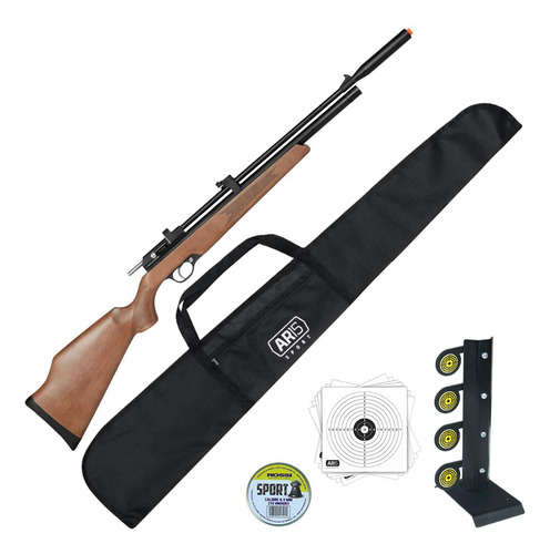 Carabina Pressão Pcp Artemis 900fps 4.5mm C/ Alvo 04 Pendulo