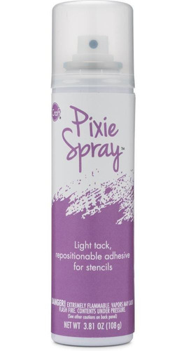 Spray Adhesivo Reposicionable Para Estenciles Plantillas