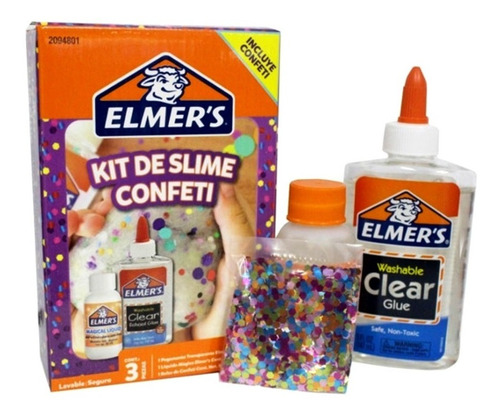 Elmer´s Kit De Slime Confeti X 3 Piezas / 2094801