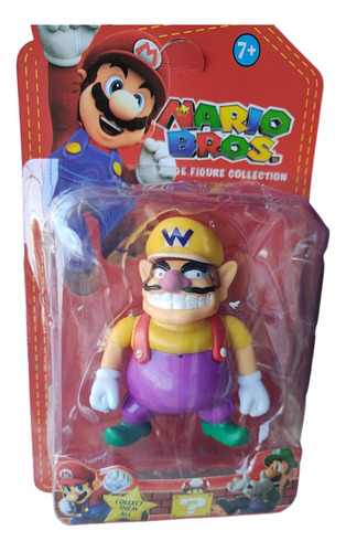 Muñecos Wario Personaje Mario Bros En Blister X1