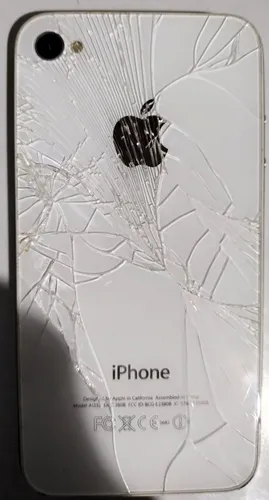 Teléfono Apple iPhone 4, Modelo A1332, Blanco Repuestos Part (Usado)