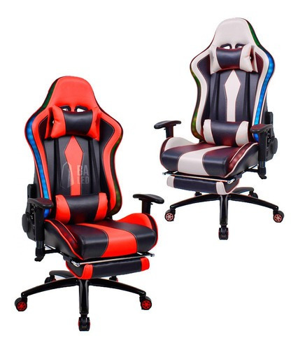  Buenos Aires LED Silla gamer Racing chair LED RGB GT-000 ergonómica 