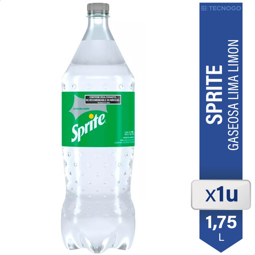 Sprite 1,75 Litros Sabor Original Gaseosa Lima Limon