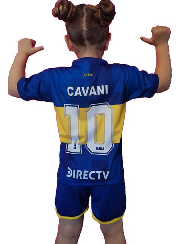 Equipo Camiseta Y Short Cavani Para Niños