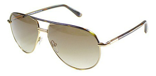 Lentes De Sol - Tom Ford Tf285 52k Gold Havana - Brown Gradi