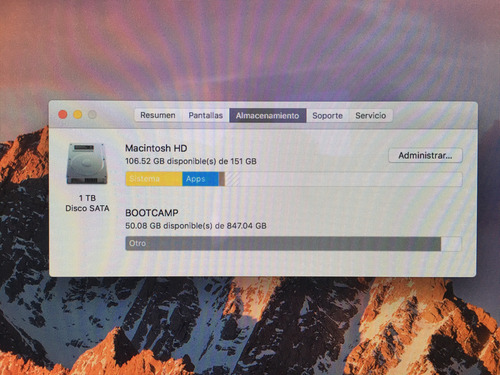 iMac 21.5 2015, Intel Core I5 A 2.8, 16 Gb Ram, 1tb. (Usado)