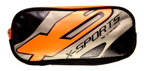 Estojo Chenson X-sport 2 Ziperes Cor Laranja