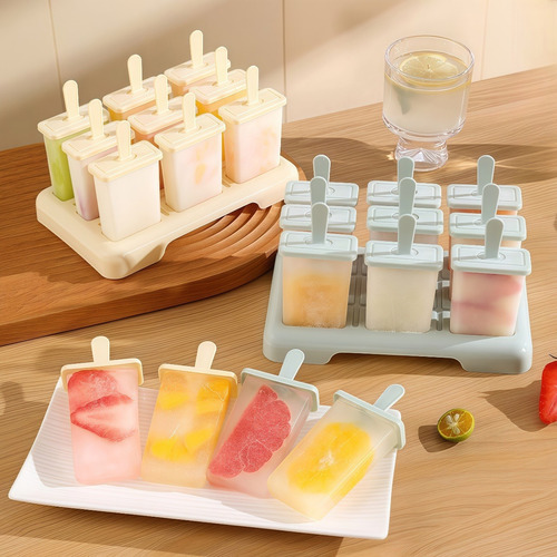 2 Moldes Caseros Para Paletas De Helado Para Uso Doméstico