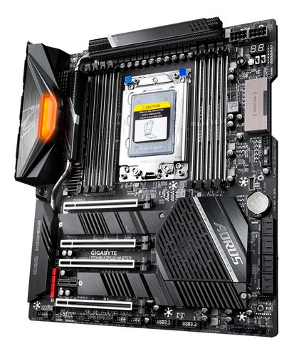 Tarjeta Madre Gigabyte Aorus Trx40 Master Amd Socket Str /vc Color N/a