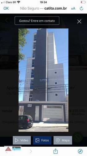 Studio Com 1 Dormitório À Venda, 40 M² Por R$ 230.000,00 - Vila Ré - São Paulo/sp - St0058