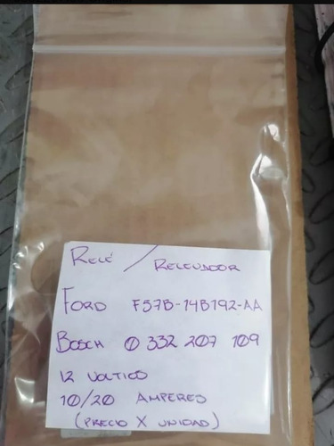 Rele Relevador Ford F57b-14b192-aa Bosh 0332207109 Original (Usado)