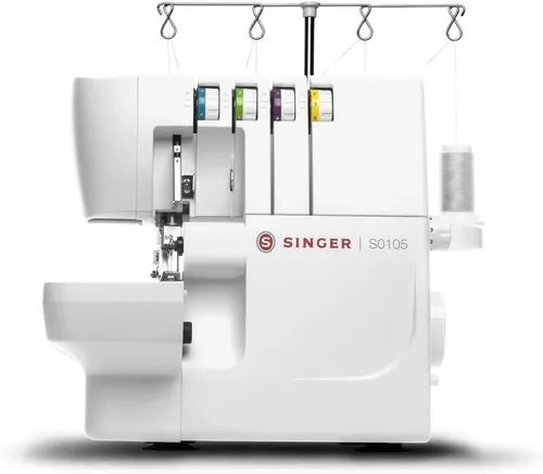Máquina de overlock doméstica Singer S0105, cor branca