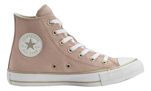 Tenis Chuck Taylor All Star Modern Tailored Cano Alto Rosa