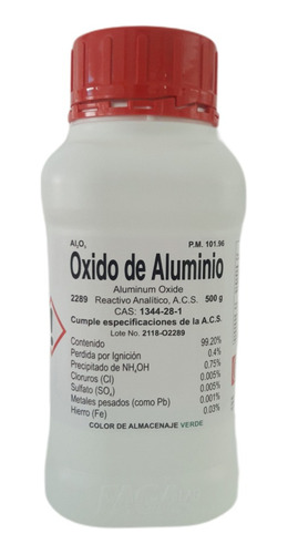 Oxido De Aluminio R. A. De 500 G Fagalab
