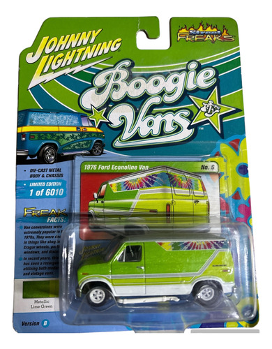 Johnny Lightning Boogie Van 1976 Econoline Van Nueva