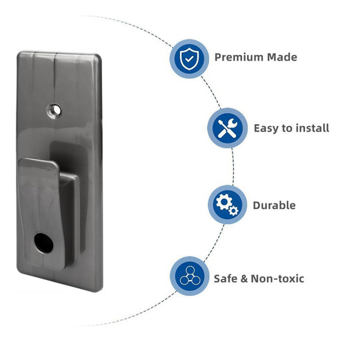 Soporte De Pared Para Aspiradora Vertical Rocket Hv300 Hv320