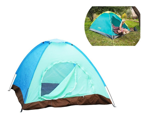 Carpa Instantánea Carpas Automática Camping 4personas 2x2m