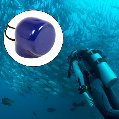 Tapa De La Válvula Del Del Tanque De Buceo Con Cable Azul