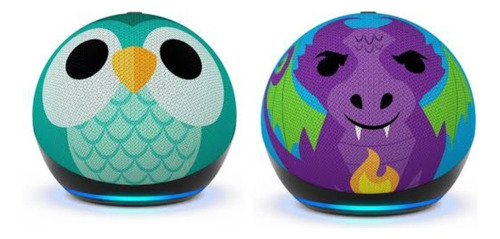 Amazon Echo Dot 5° Geração Kids Com Assistente Virtual Alexa Dragão