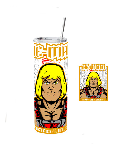 Termo Skinny Tumbler 20 Oz Heman Y Los Amos Del Universo