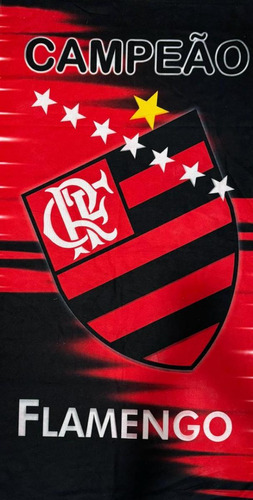 Toalha De Banho Time Flamengo 70x1,35 Cm