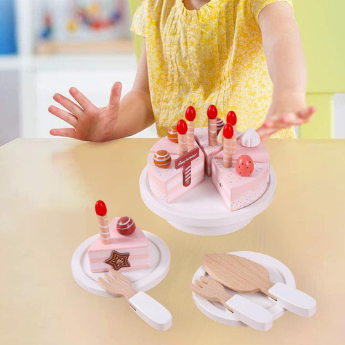 Juguete De Pastel De Cumpleaños Con Velas Juguetes De