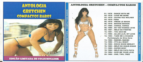 Cd Antologia Gretchen - Compactos Raros - 20 Hits