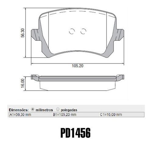 Imagem 5 de 5 de Kit Pastilha Dianteira + Traseira Vw Tiguan 2.0 Tsi Frasle