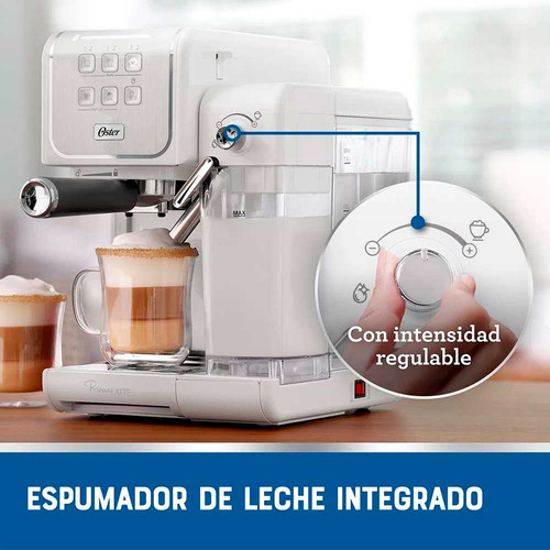 Cafetera Express Oster Primalatte Touch Bvstem6801w White