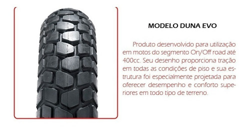 Imagem 4 de 6 de Pneu Dianteiro 80/90-21 Levorin Duna Evo 48t