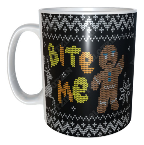 Taza Navideña Con Cajita De Regalo Galletajengibre Shrek M21