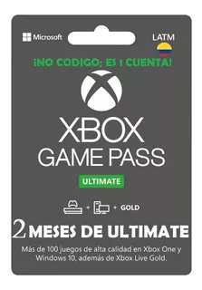 Tarjeta De Regalo Xbox Game Pass