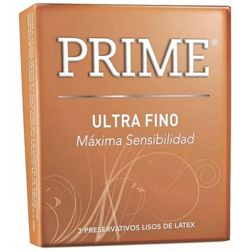 Preservativos Prime Ultra Fino - Caja 3 Unidades - Xshop