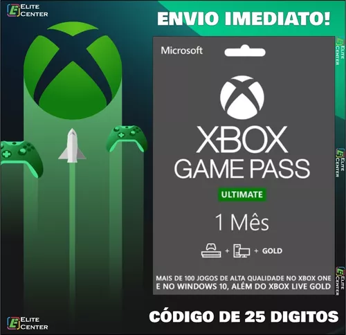 Xbox Game Pass Ultimate 1 Mes 30 Dias Pc Código 25 Dígitos