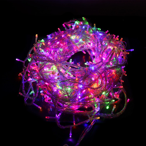 Serie 800 Luces Led 40 Mts Multicolor Exterior Navidad