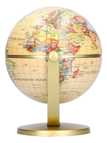 Hs Mini Mapa World Globe, Edición En Inglés, Tierra