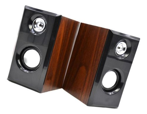 . 2x Altavoces De Madera Altavoces Portátiles De Alto