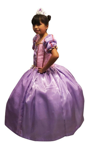 Vestido Rapunzel Princesa Talla 3 A La 8