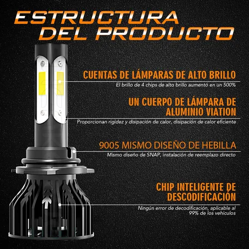 Kit De Faros Delanteros Csp Led Canbus 9005 9006 - 20000lm