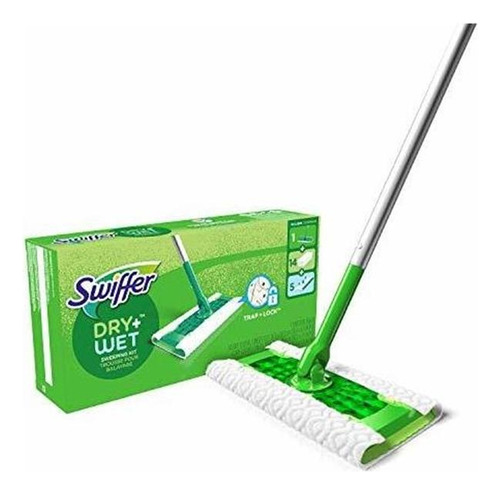 Swiffer Sweeper Dry + Wet, Kit De Inicio De Limpieza Y Trap