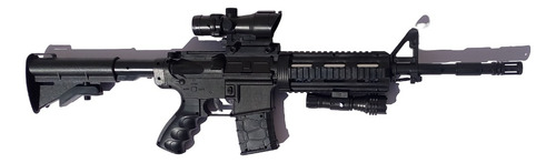 Fusil De Asalto Airsoft Vigor M4 Resorte Mira + Linterna