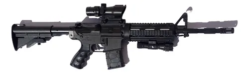 Fusil De Asalto Airsoft Vigor M4 Resorte Mira + Linterna