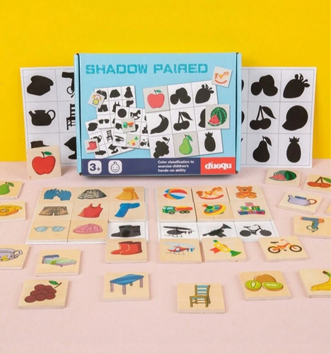 Juego De Mesa Didáctico Asociación Figuras Y Sombras.sh