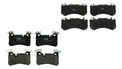 Jgo Completo Balatas Bajos Metales E63 Amg S 14/16