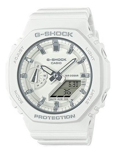 Reloj Casio Gshock Women's Watch Original Mujer Color De La Correa Blanco