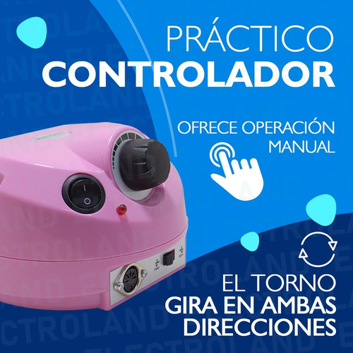 Torno Para Uñas Profesional Manicuría Y Pedicuría Con Pedal